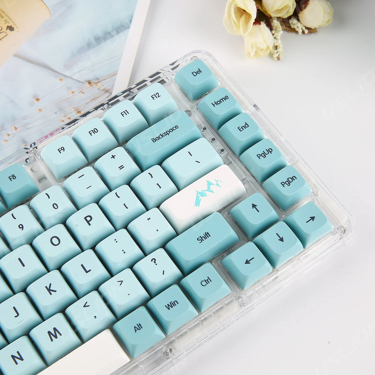 Iceberg Blue DIY Keycaps