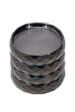 Wavy Tobacco Grinder Zinc Alloy Pepper Pot Crusher 4 Layer Diamond 43mm 56mm Diameter Herb Crucher