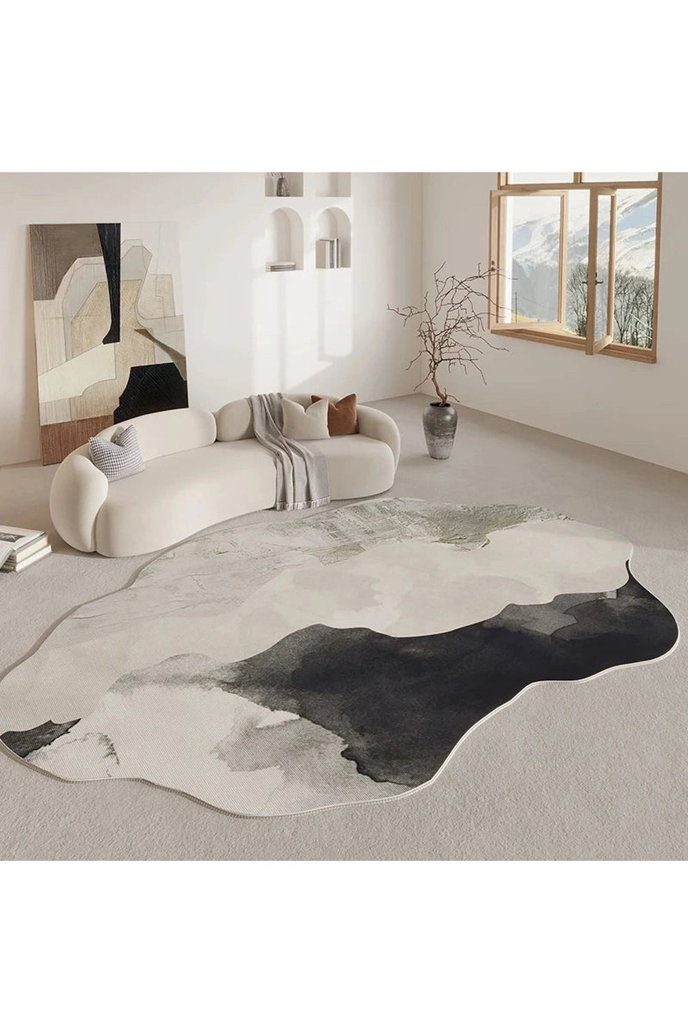 Abstract Flow Artistic Rug