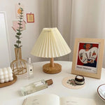 Fall Decor Cottagecore Pleated Table Lamps