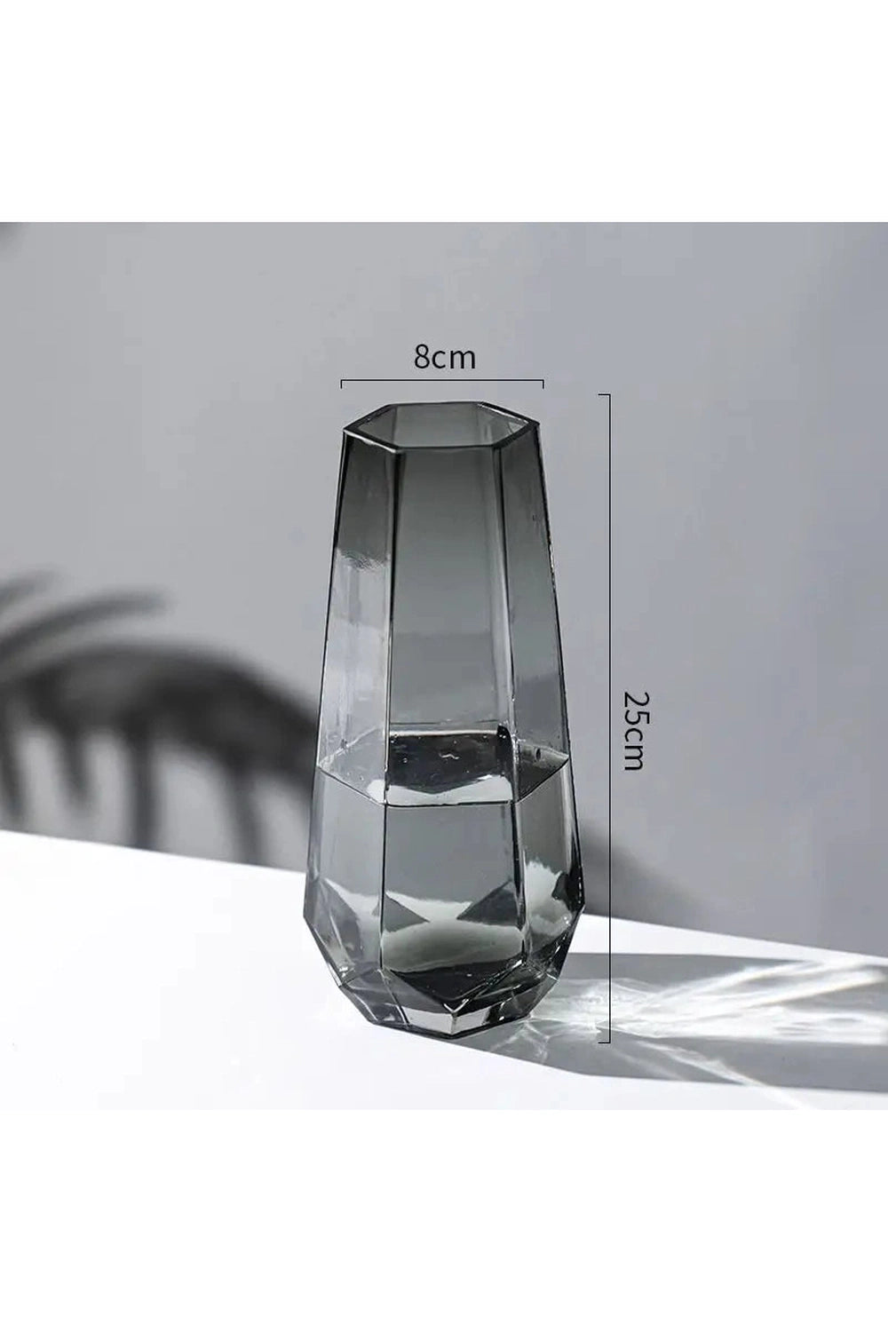 Transparent Glass Flower Vase