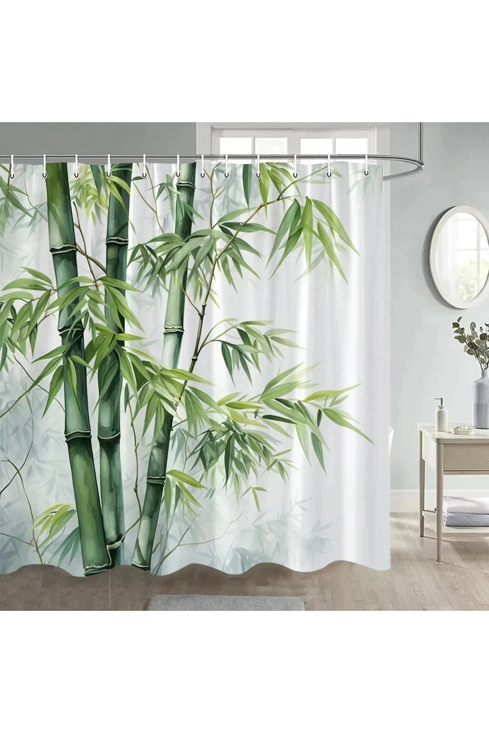 Japanese Birds Shower Curtain