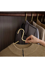 Sleek Gold Wardrobe Hangers