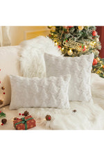 Xmas Plush Decorative Pillow Case