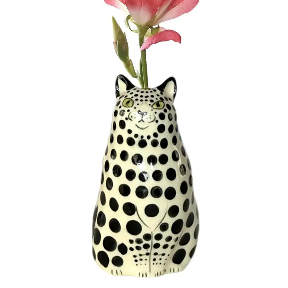 Whisker Bloom Cat Vases