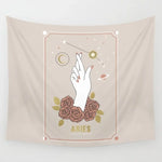 Pink Horoscope Tapestry