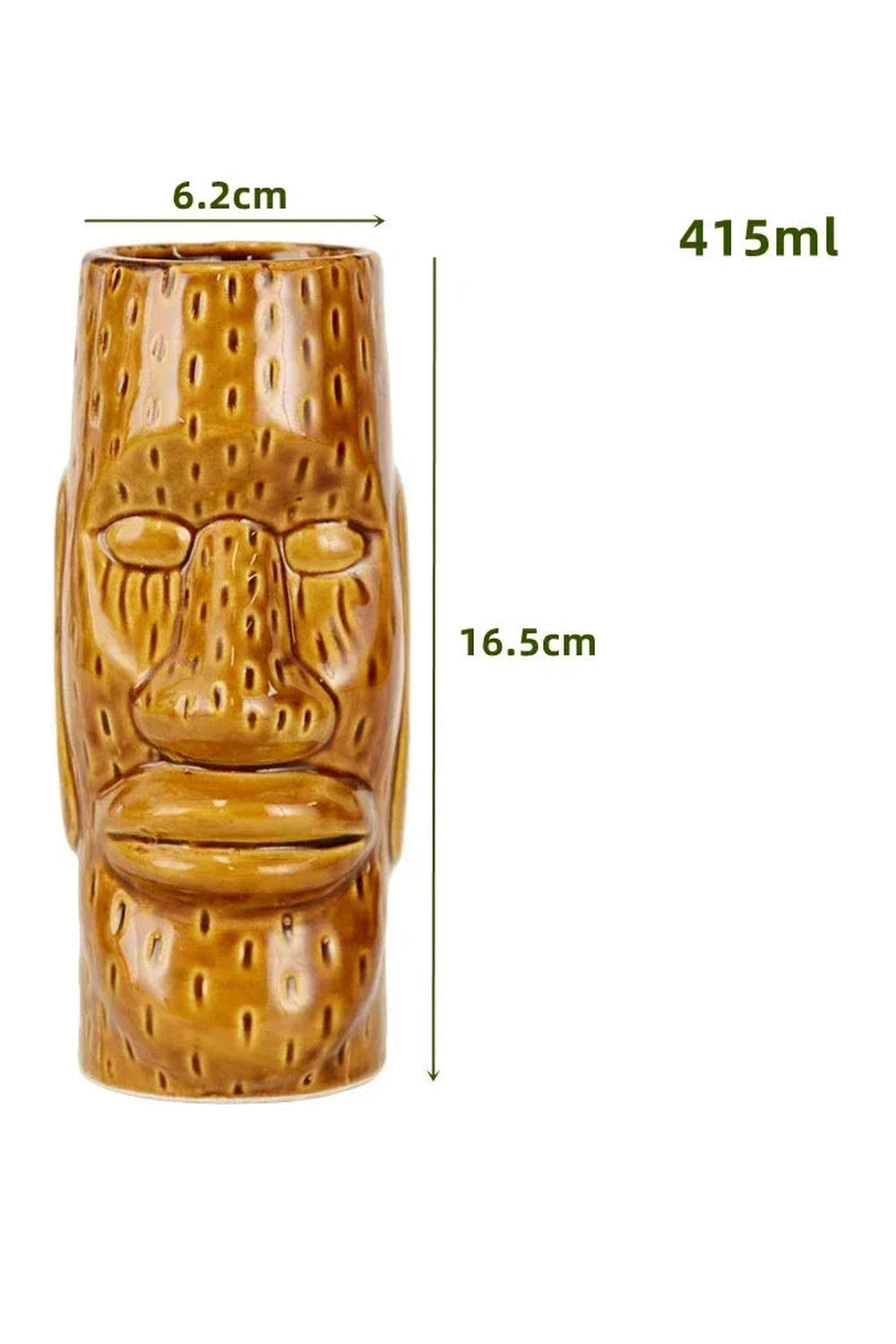 Ceramic Tiki Cocktail Mug