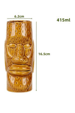 Ceramic Tiki Cocktail Mug