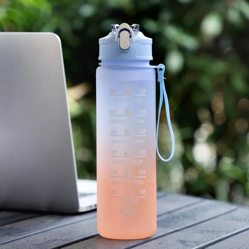 Gradient Hydration Reminder Bottle