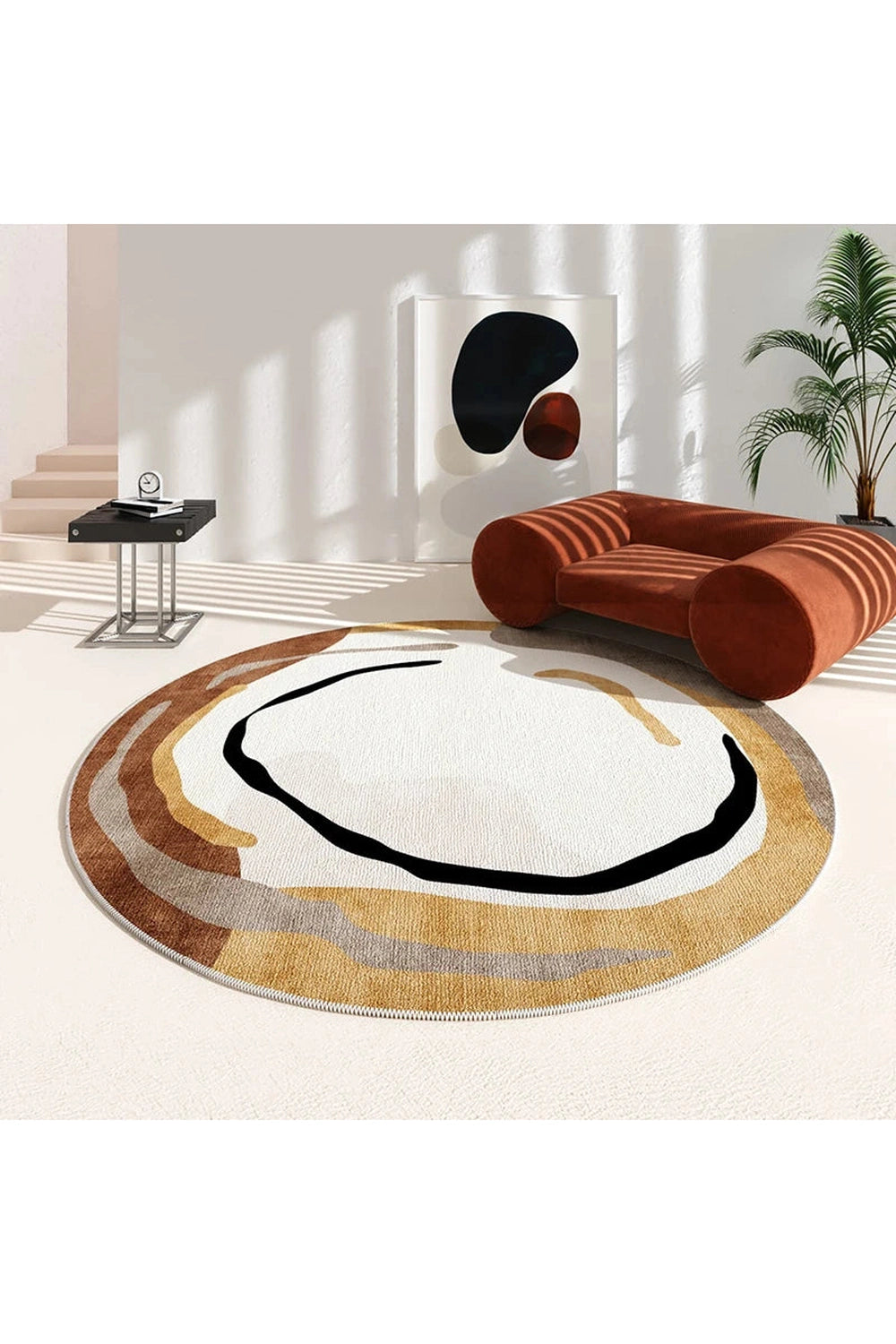 Desert Wave Abstract Area Rug