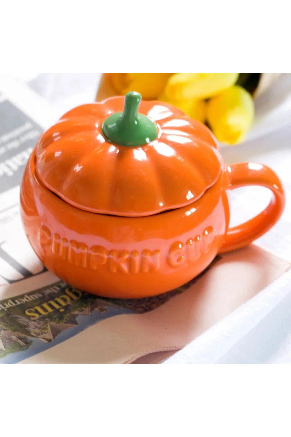 Autumn Harvest Pumpkin Mug