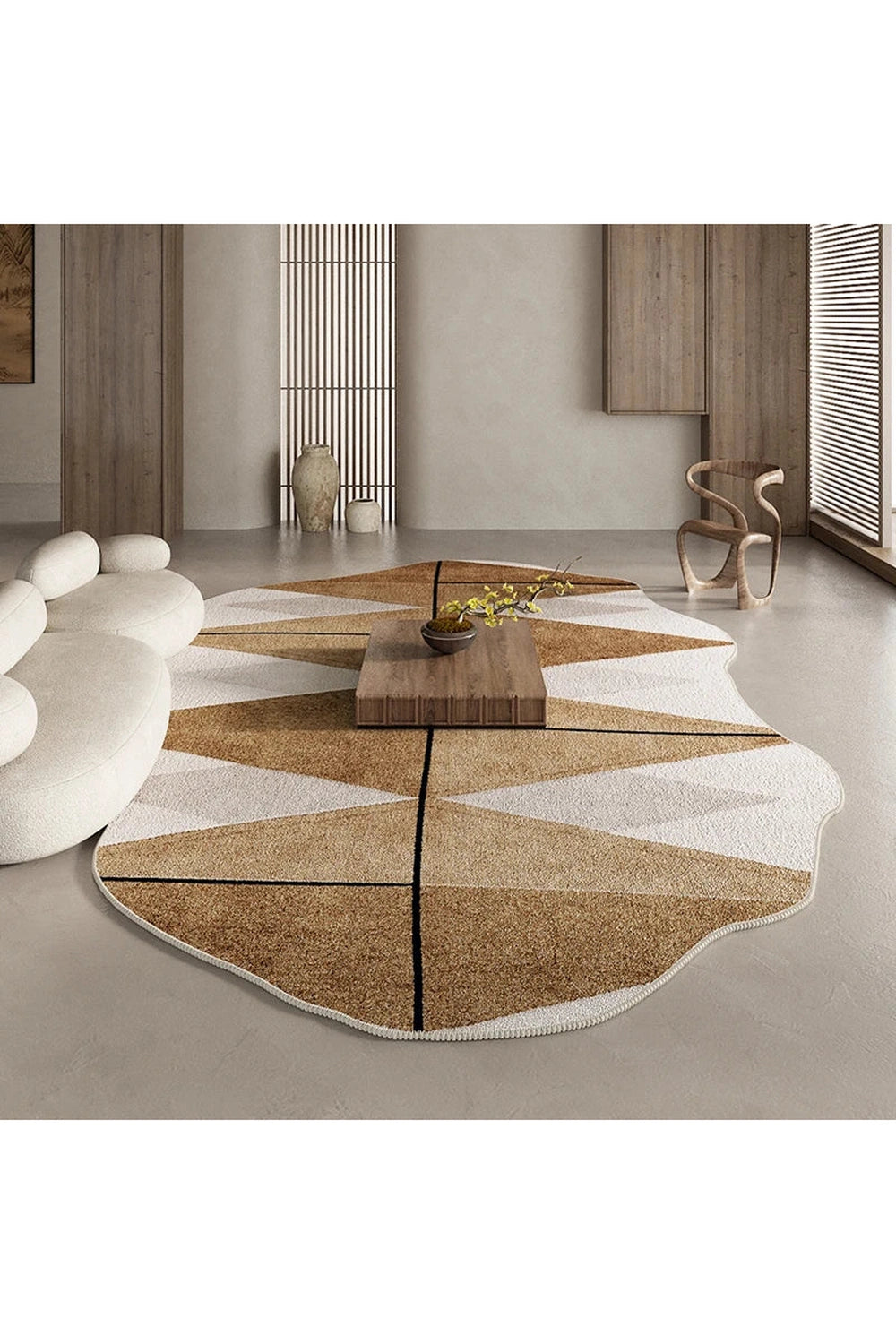 Geometric Sand Dune Rug