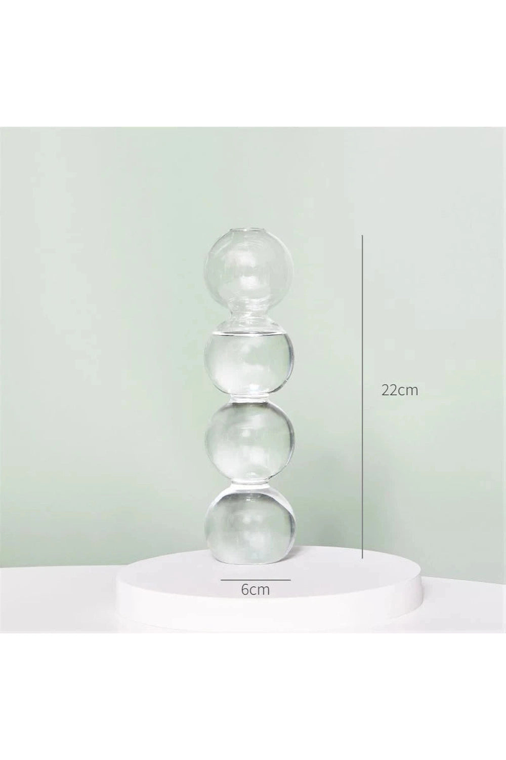 Clear Modern Glass Vase