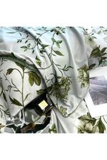 Green Botanical Bedding Set