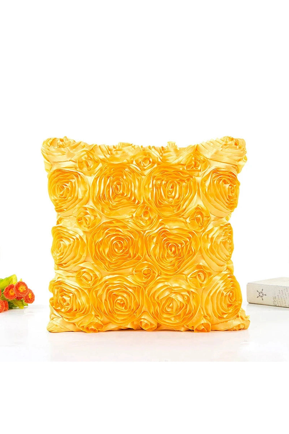 Romantic 3D Rose Pillow Case