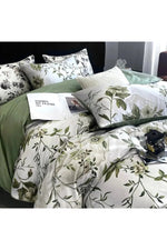 Green Botanical Bedding Set