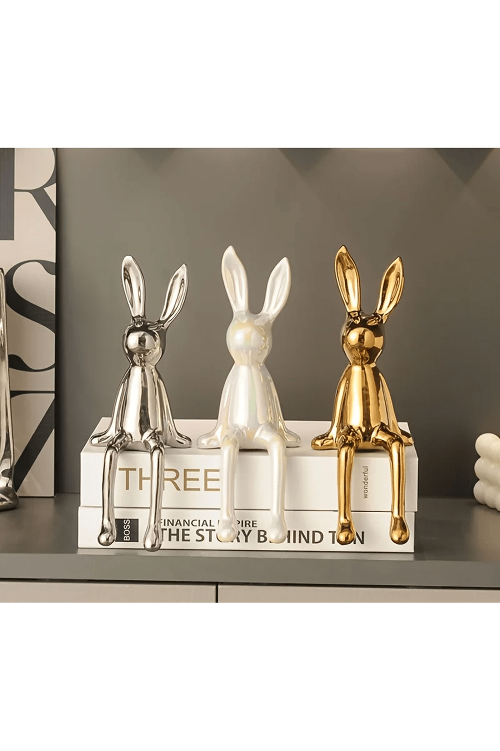 Ceramic Rabbit Luxury Figurine