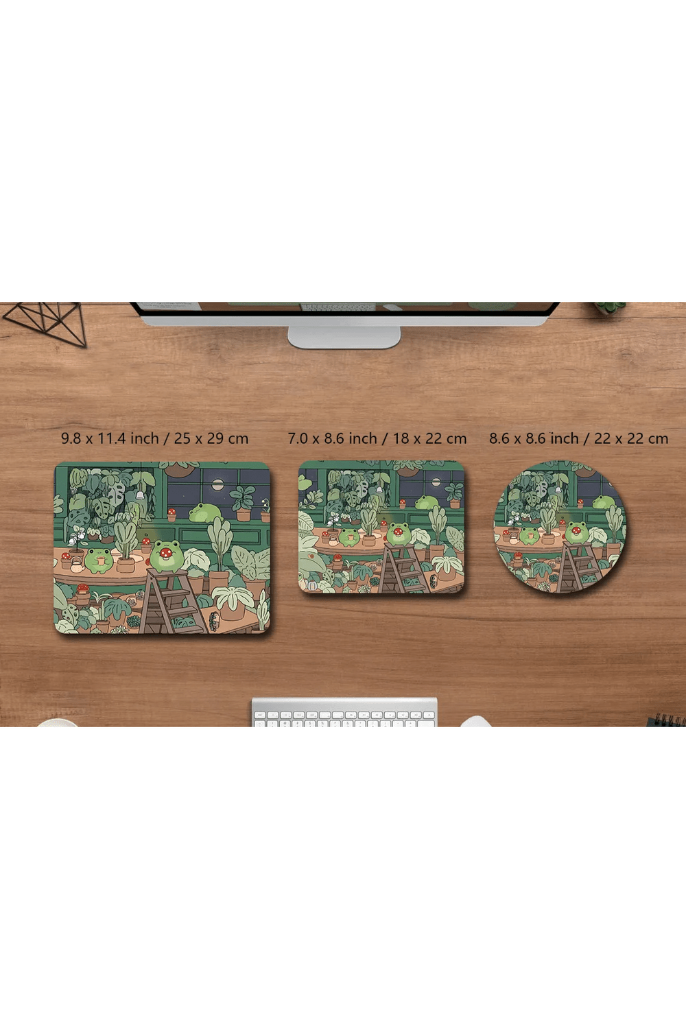 Frogs Nature Gaming Deskmat