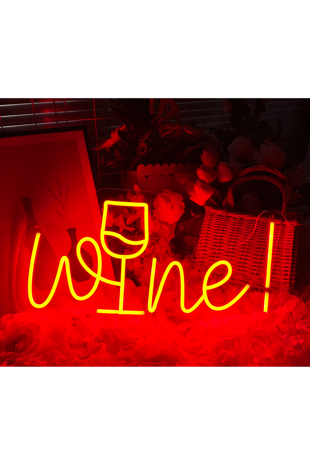 Wine Art Neon Decoration