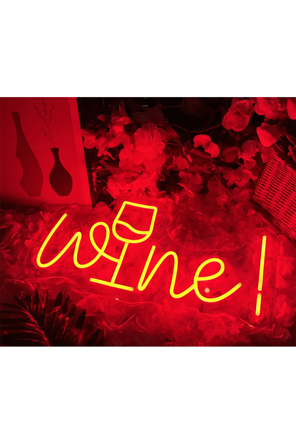 Wine Art Neon Decoration