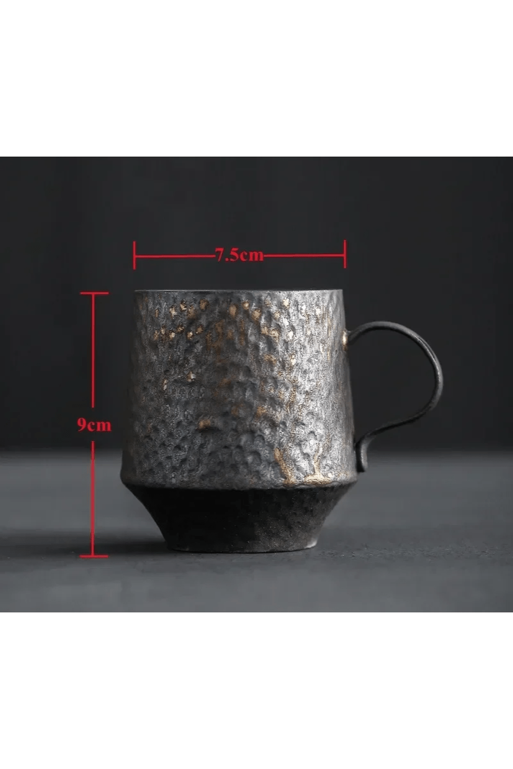 Gilded Ceramic Coffee Mug