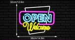 Welcome Open Neon Sign