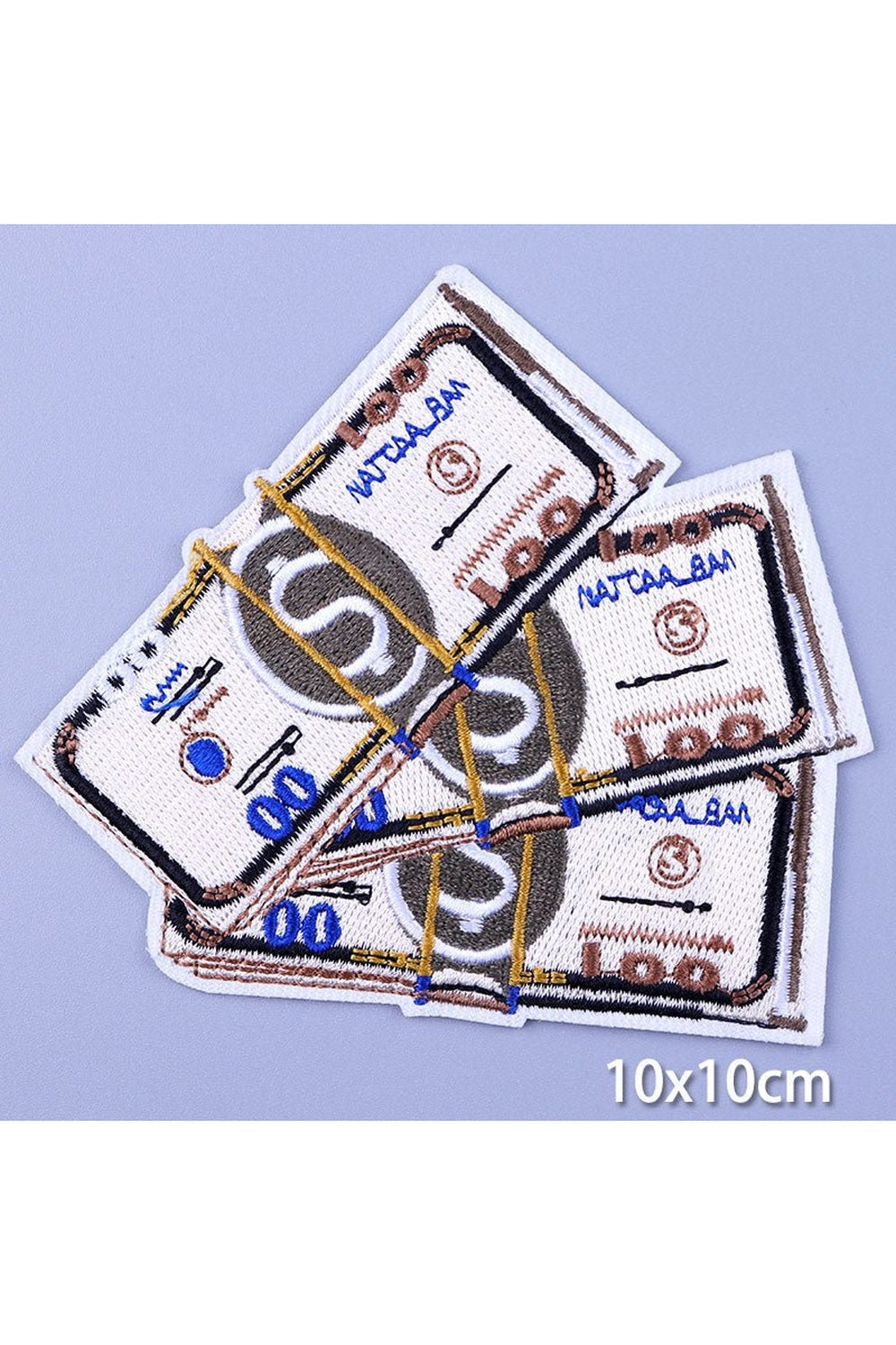 Money On Fire Embroidered Patches