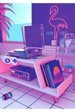 Synthwave Canvas Poster Series