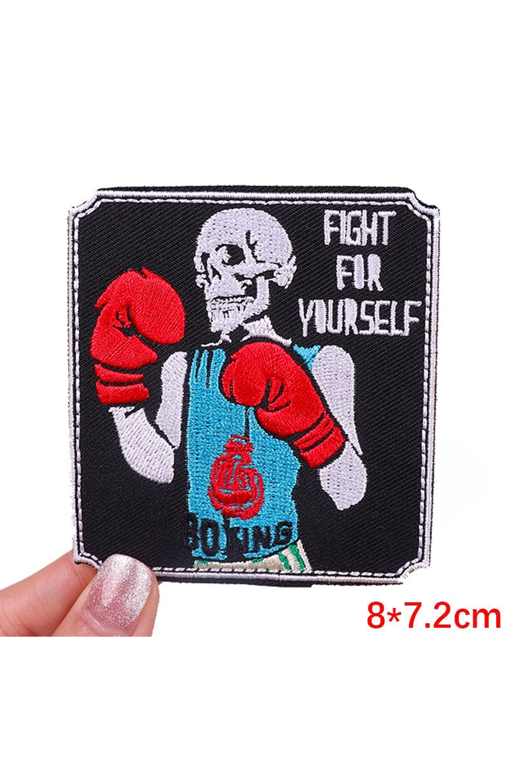 Spooky Themed Embroidered Patches