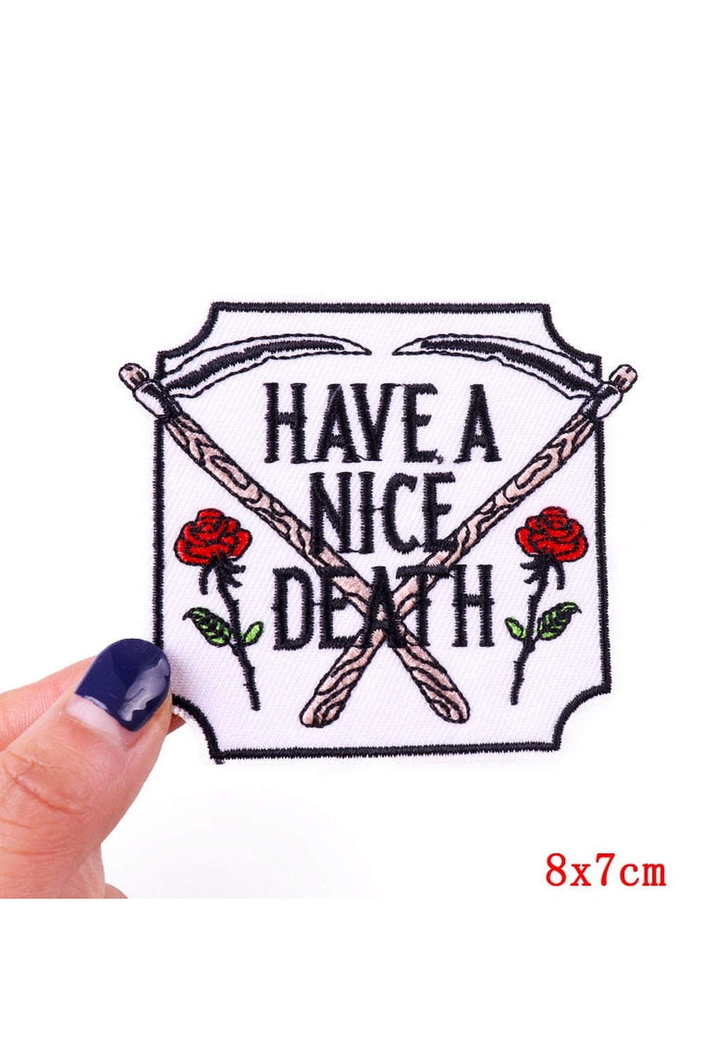 Spooky Themed Embroidered Patches