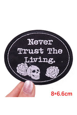 Spooky Themed Embroidered Patches