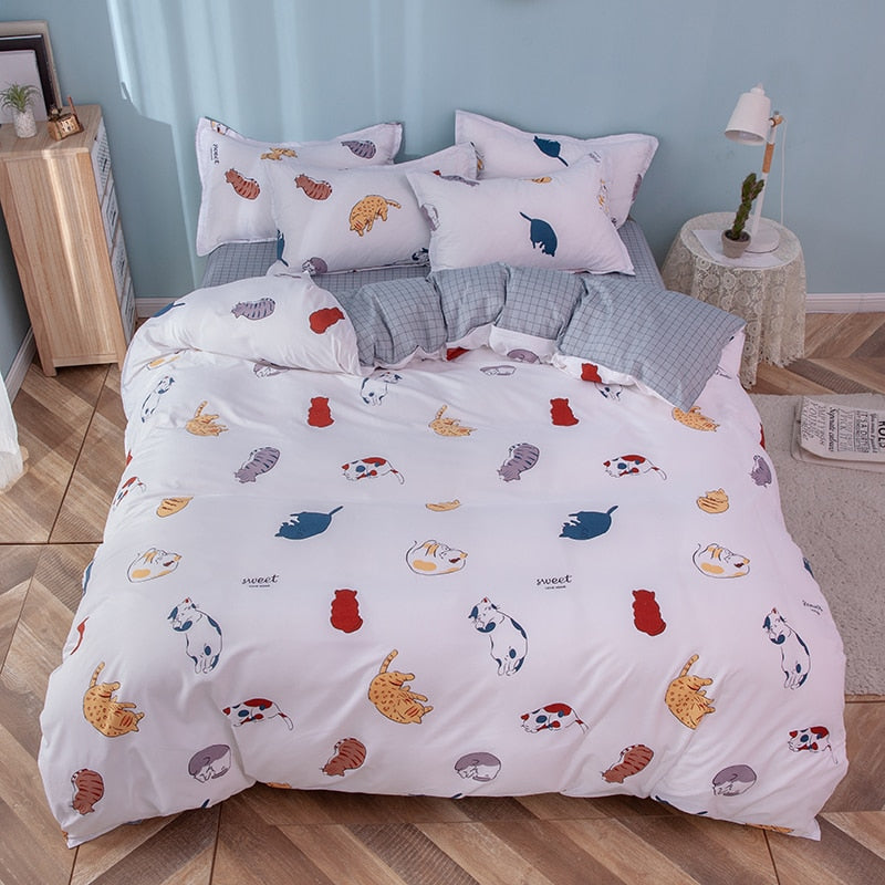 Pastel Girl Themed Bedding Set