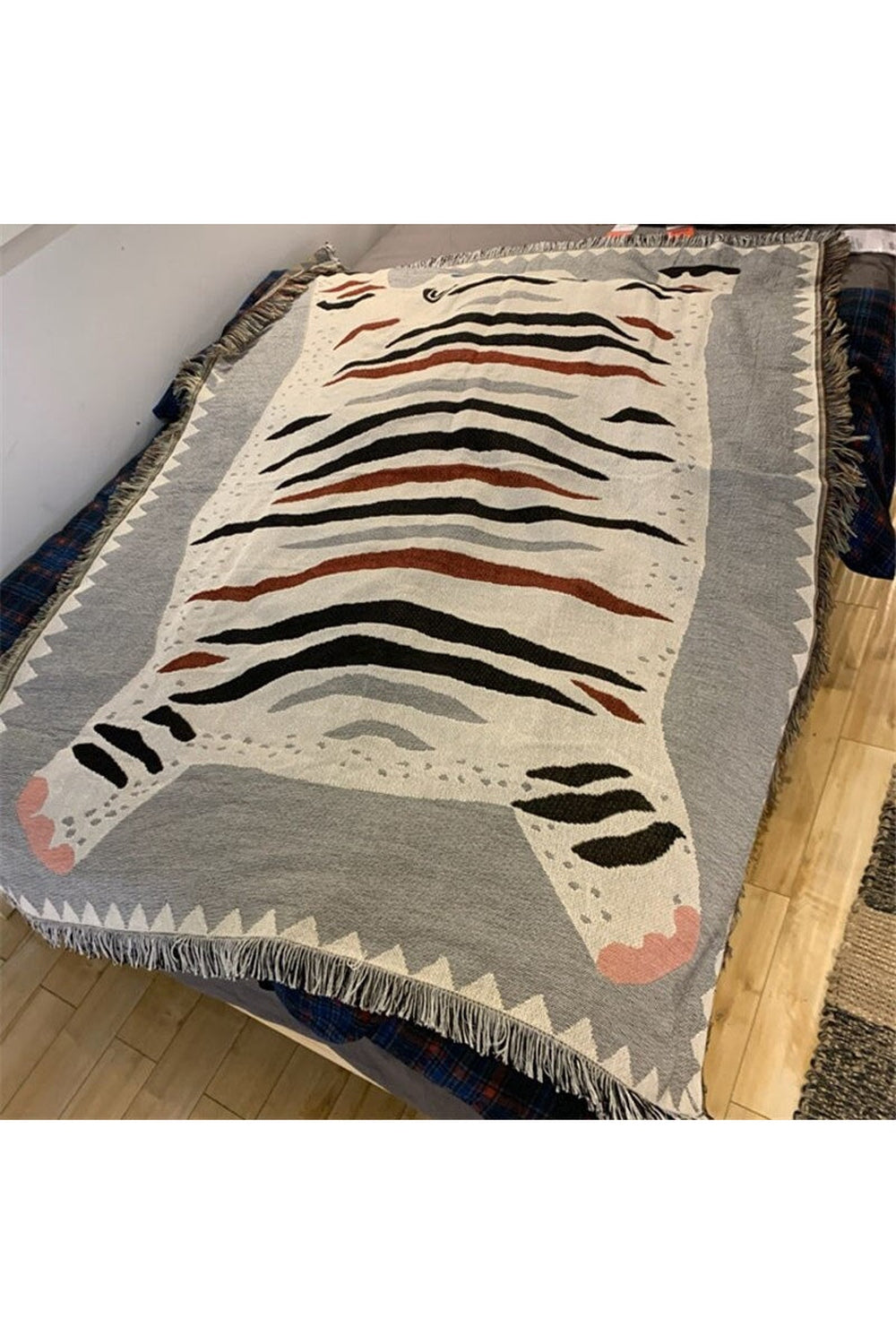 Tiger Skin Exotic Blanket