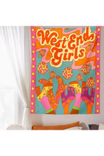 West And Girls Inspired Tapestry