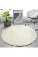 Thickened Pastel Round Rug