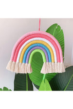 Rainbow Nursery Wall Knit Decor