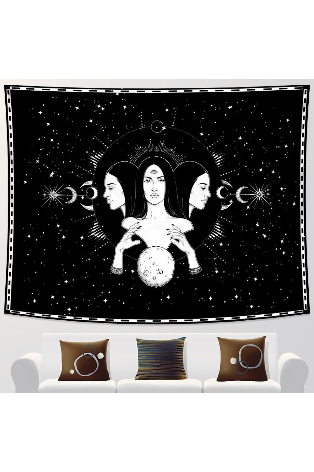 Tarot Card Divination Tapestry