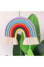 Rainbow Nursery Wall Knit Decor