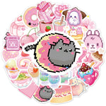 Kawaii Pastel Pink Scrapbooking Stickers