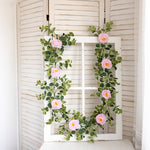 Cottagecore Artificial Peony Plants Garland