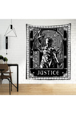 Mystical Grim Tarot Wall Tapestry