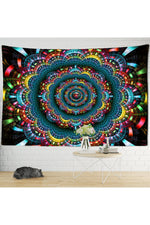 Colorful Mandala Tapestry Design