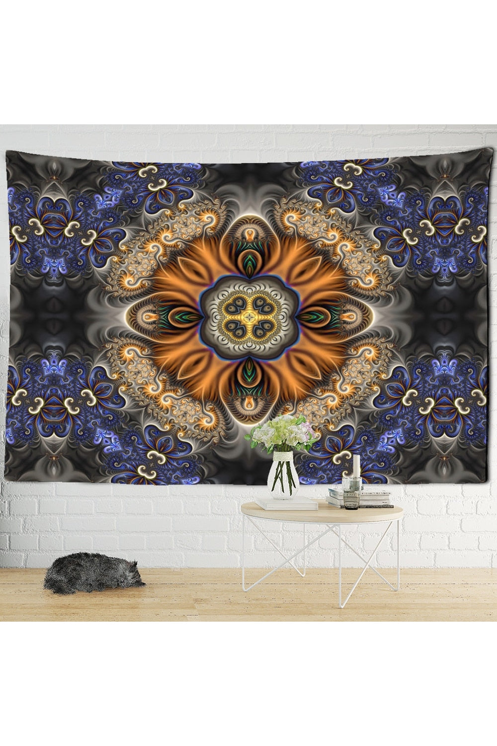 Colorful Mandala Tapestry Design