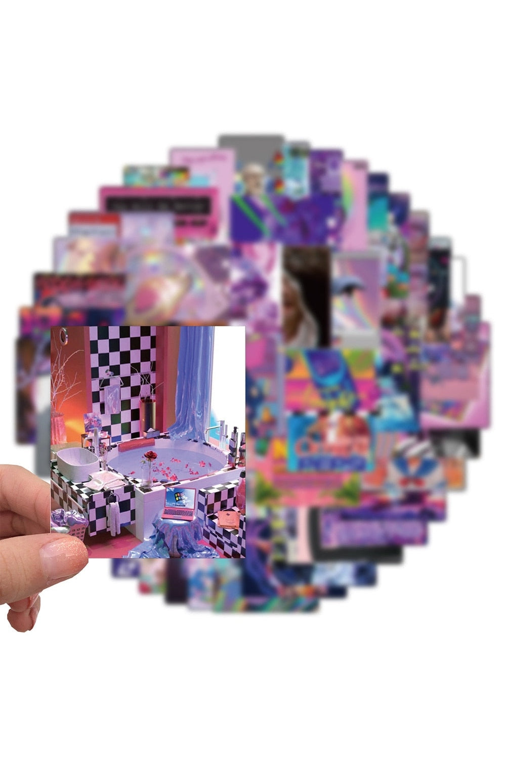 Retro Vaporwave Sticker Collection