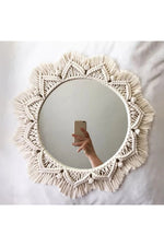 Round Wall Hanging Mirror