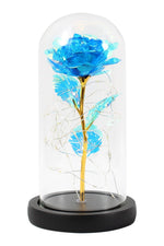 LED Illuminated Enchanted Rose Lamp