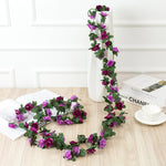 Cottagecore 250CM Artificial Plants Rose Vine