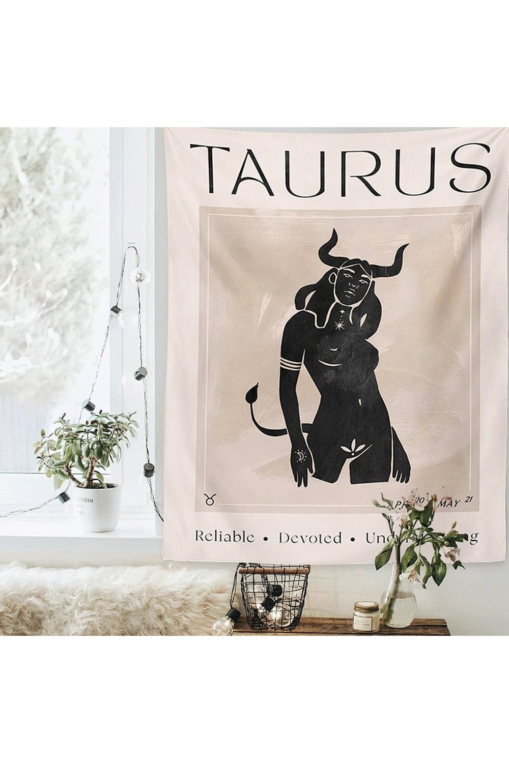 Girl Power' Zodiac Signs Tapestry