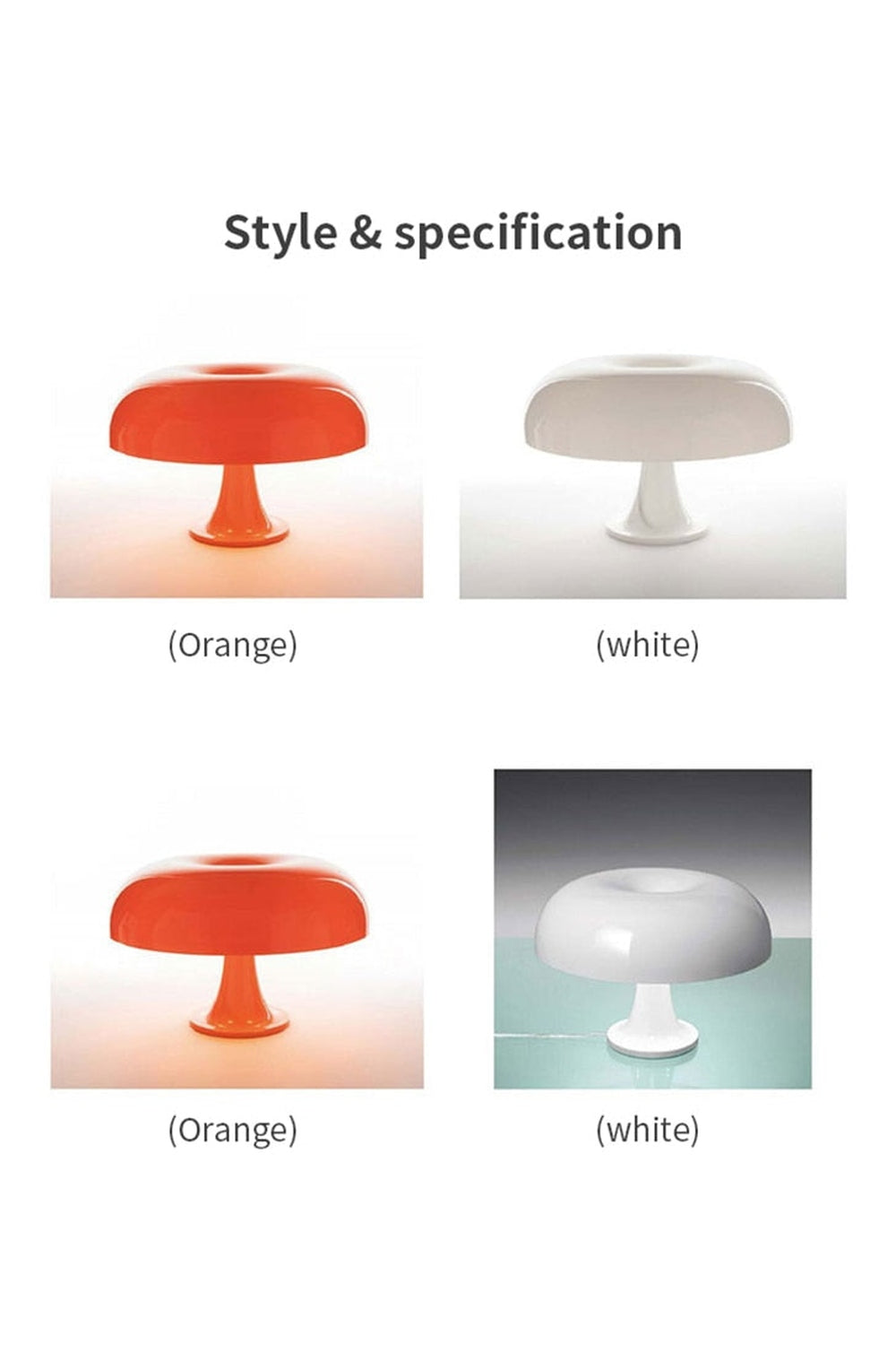 Designer LED Mushroom Table Lamp