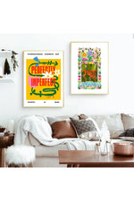 Oriental Modern Art Poster Set